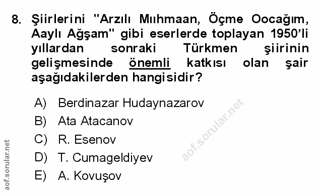 Soru 8