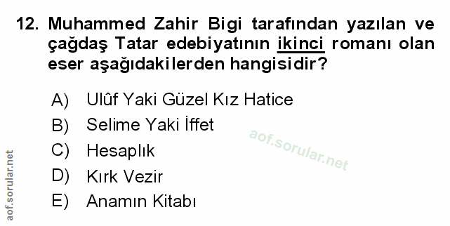 Soru 12