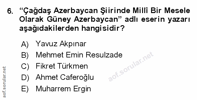 Soru 6