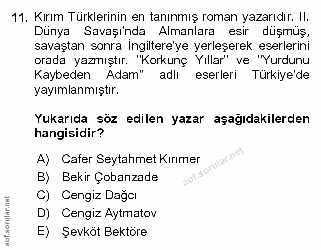 Soru 11