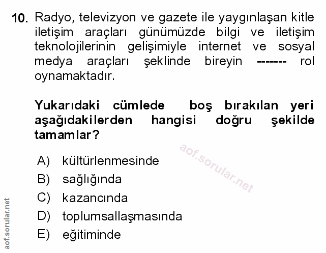 Soru 10