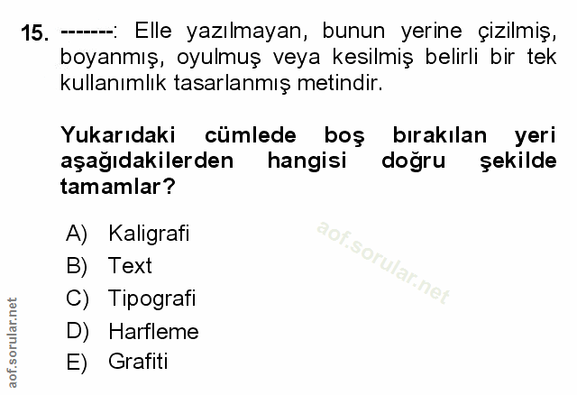 Soru 15