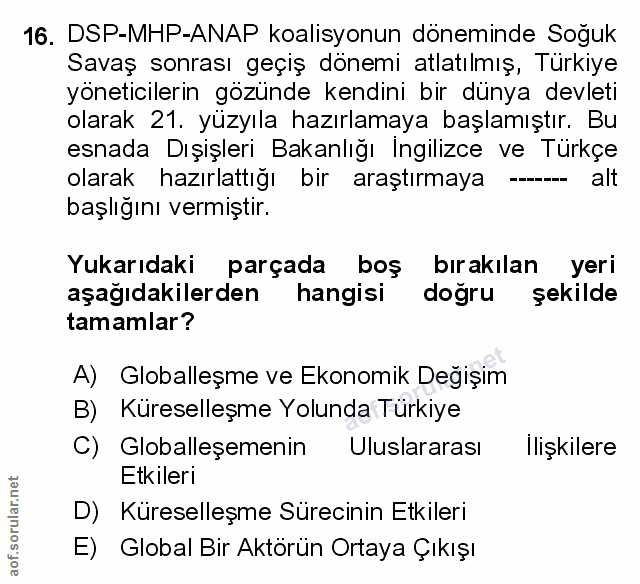 Soru 16