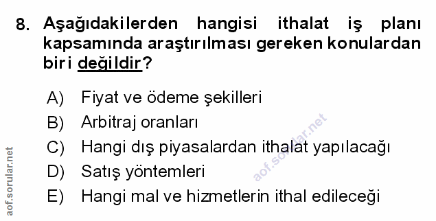 Soru 8
