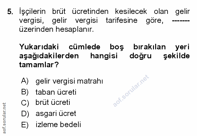 Soru 5