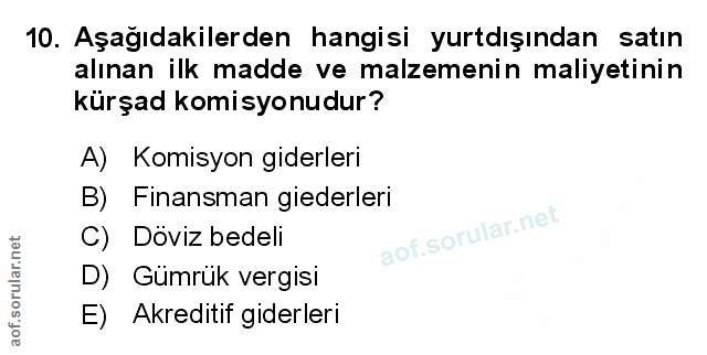 Soru 10