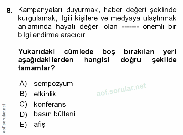 Soru 8