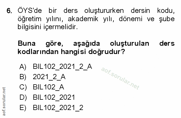 Soru 6