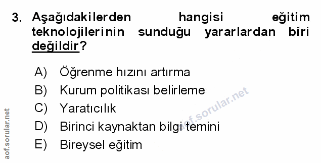 Soru 3