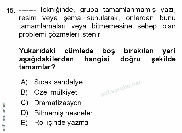 Soru 15