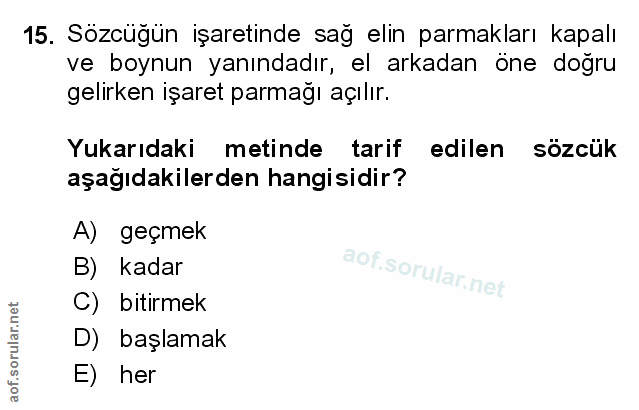Soru 15