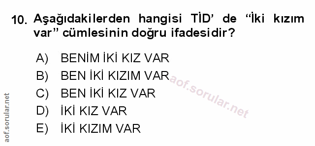 Soru 10