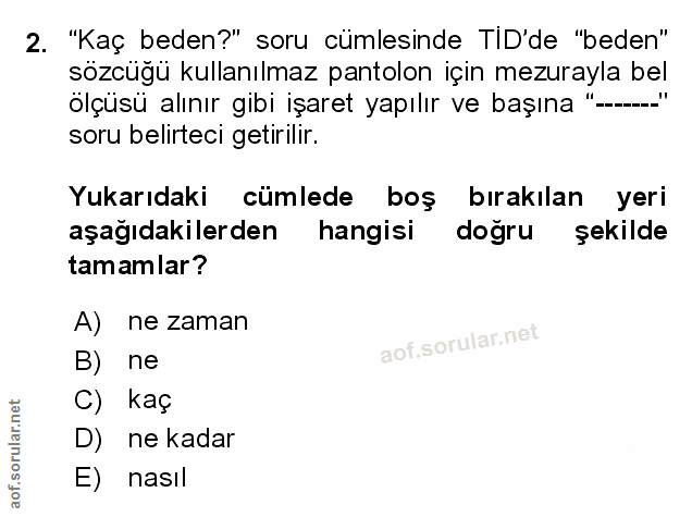 Soru 2