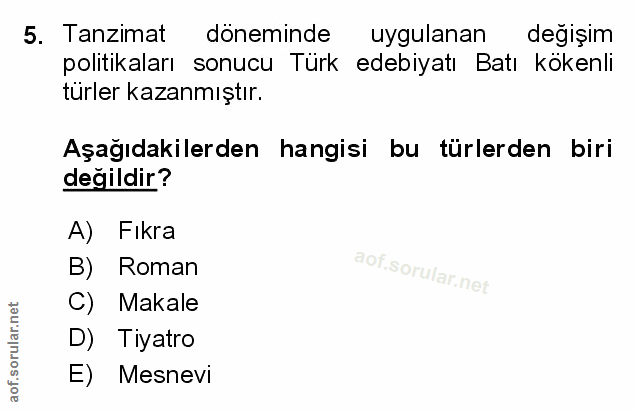 Soru 5