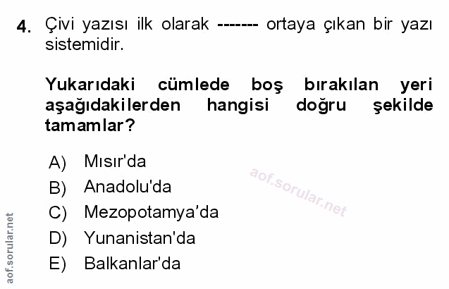 Soru 4