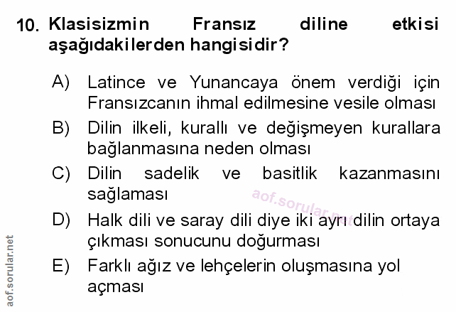 Soru 10