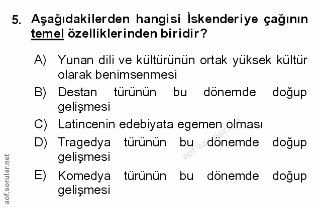 Soru 5