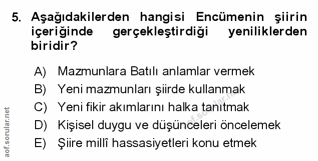 Soru 5