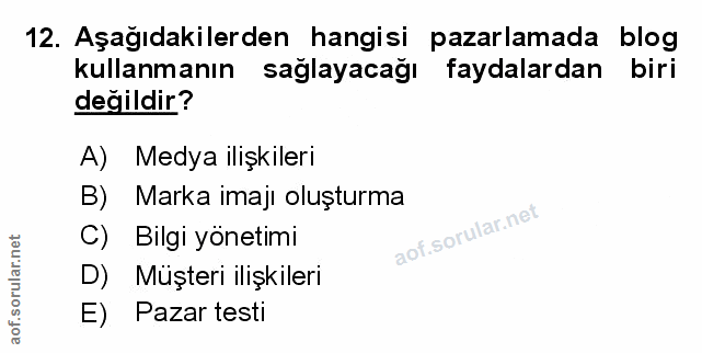 Soru 12
