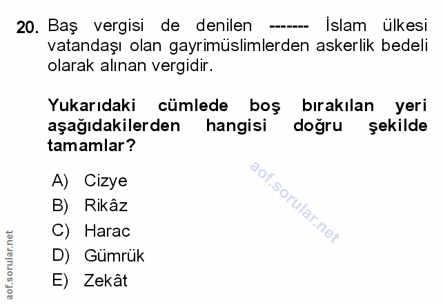Soru 20