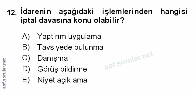 Soru 12