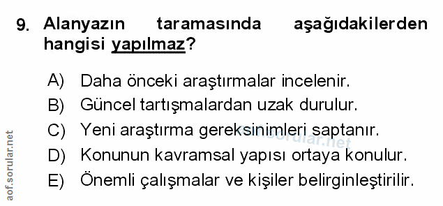 Soru 9
