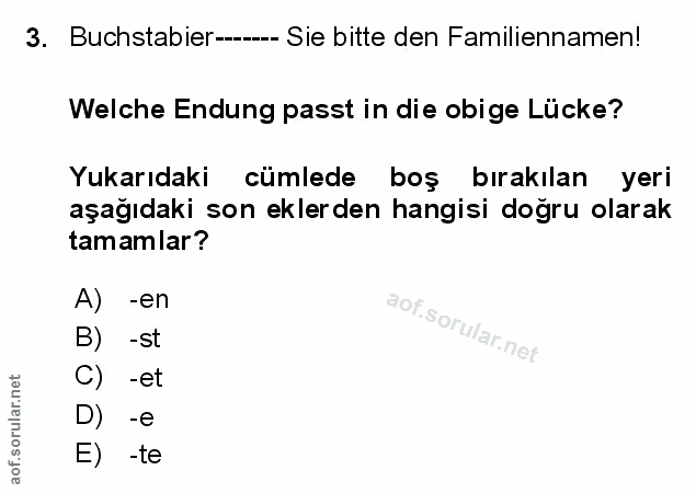 Soru 3
