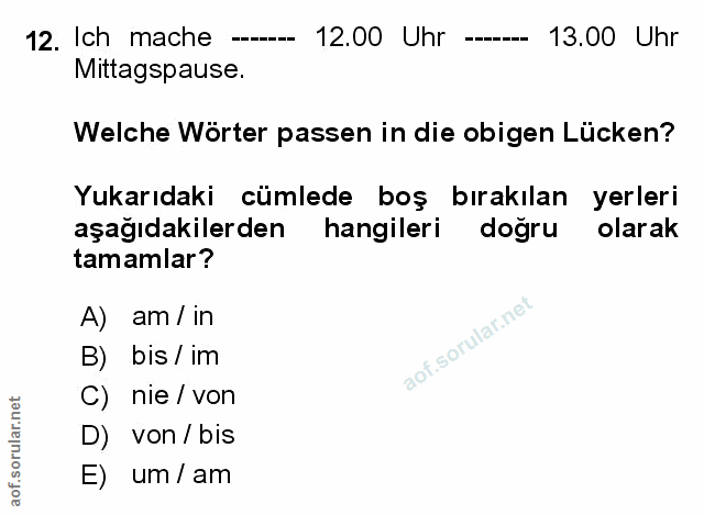 Soru 12