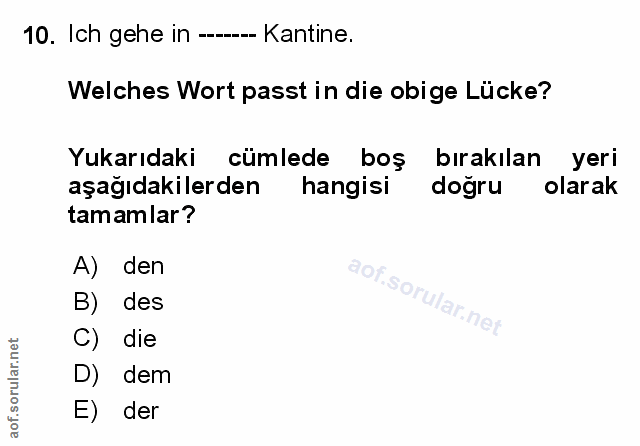 Soru 10