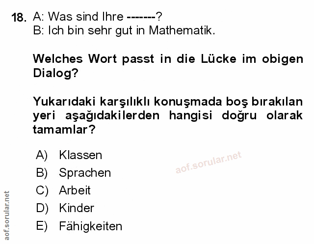 Soru 18