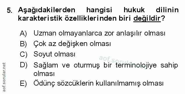 Soru 5
