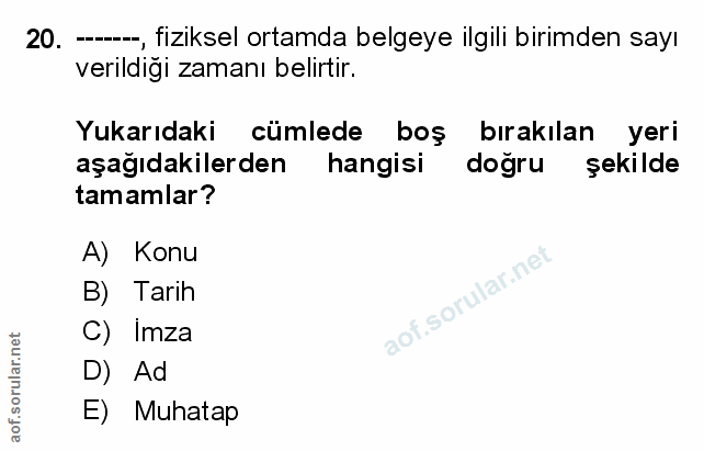 Soru 20