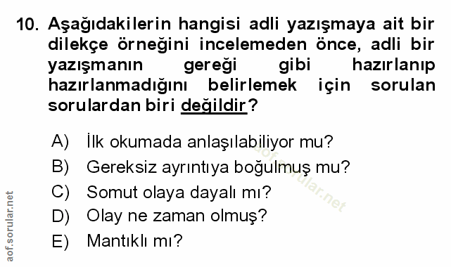 Soru 10