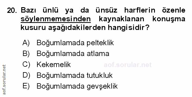 Soru 20