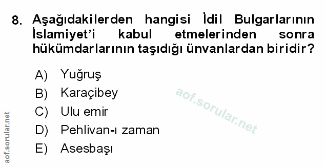 Soru 8