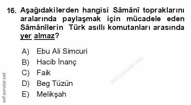 Soru 16