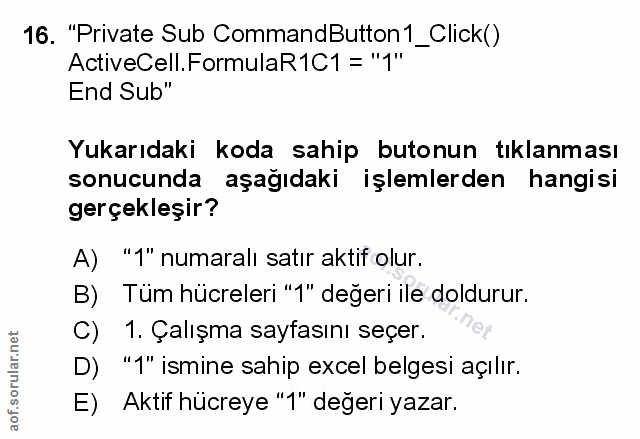 Soru 16