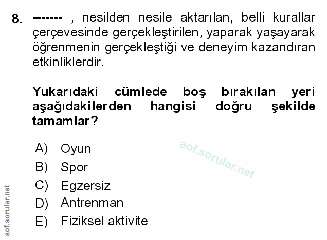 Soru 8
