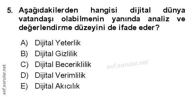 Soru 5