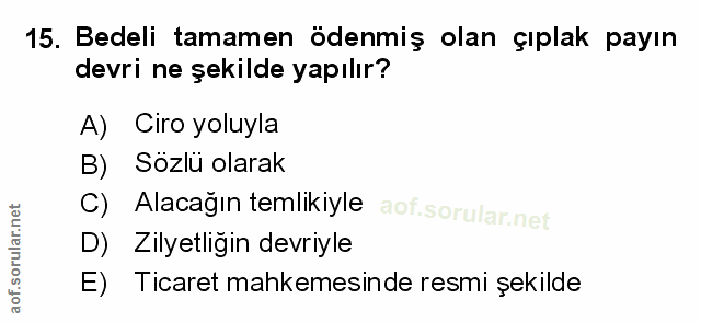 Soru 15