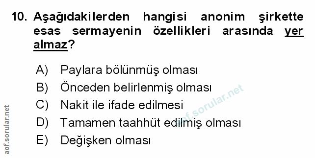 Soru 10
