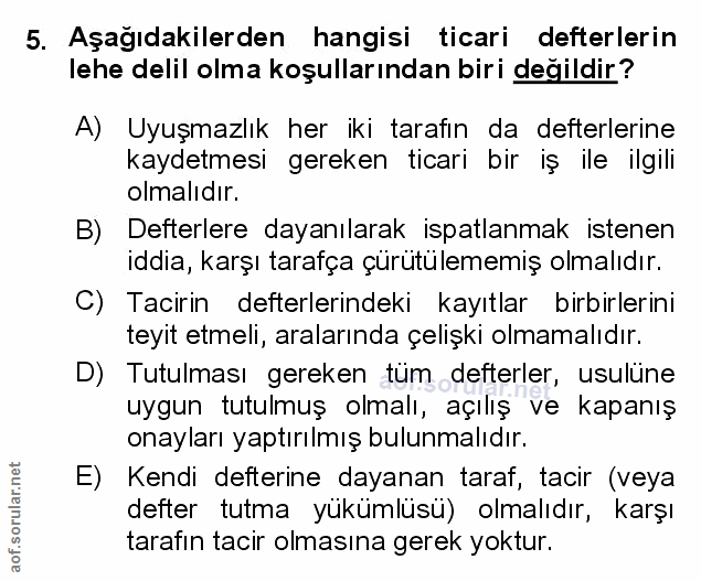 Soru 5