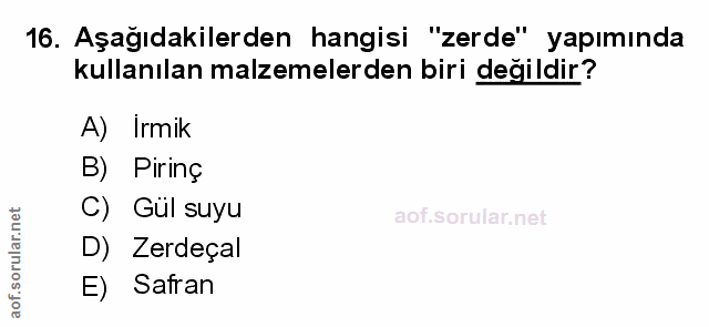 Soru 16