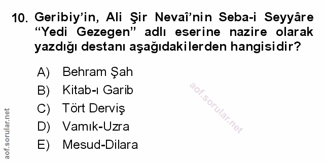 Soru 10
