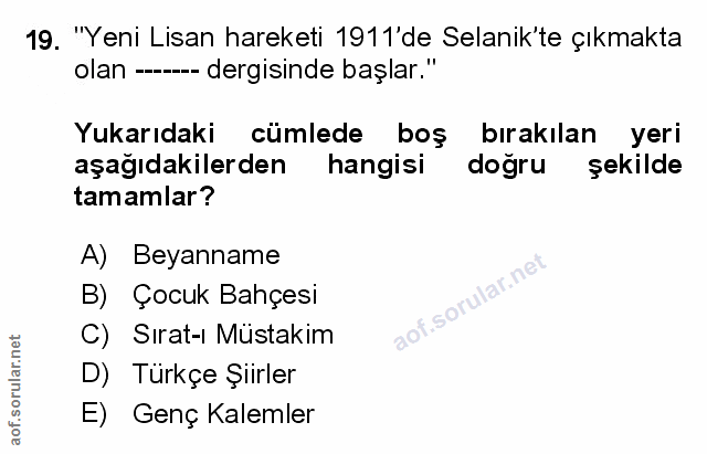 Soru 19