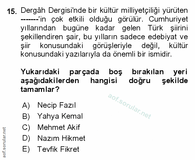 Soru 15