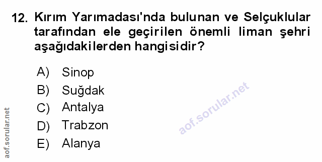 Soru 12