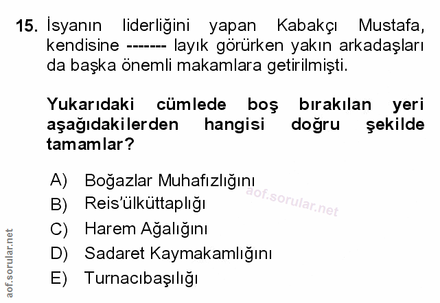 Soru 15