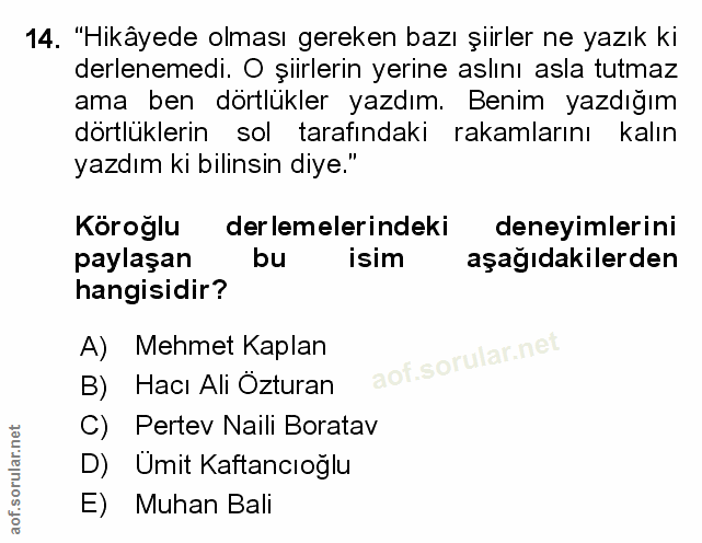 Soru 14