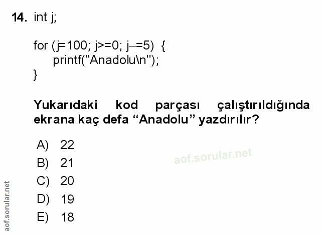Soru 14
